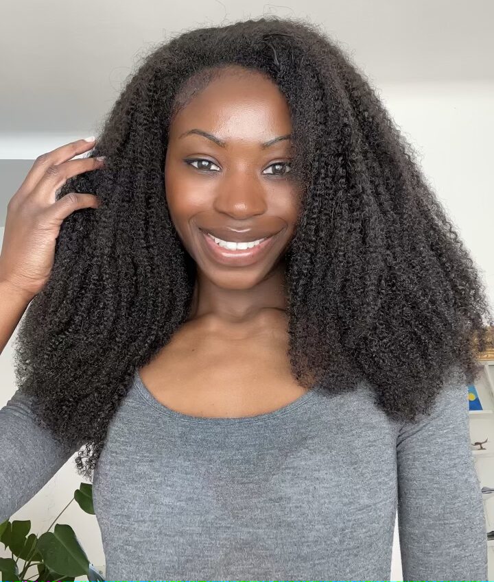 LA REINE - DEMI-PERRUQUE AFRO/4C